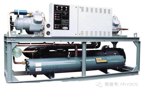 日立中央空调的活塞式冷水机组产品展示图